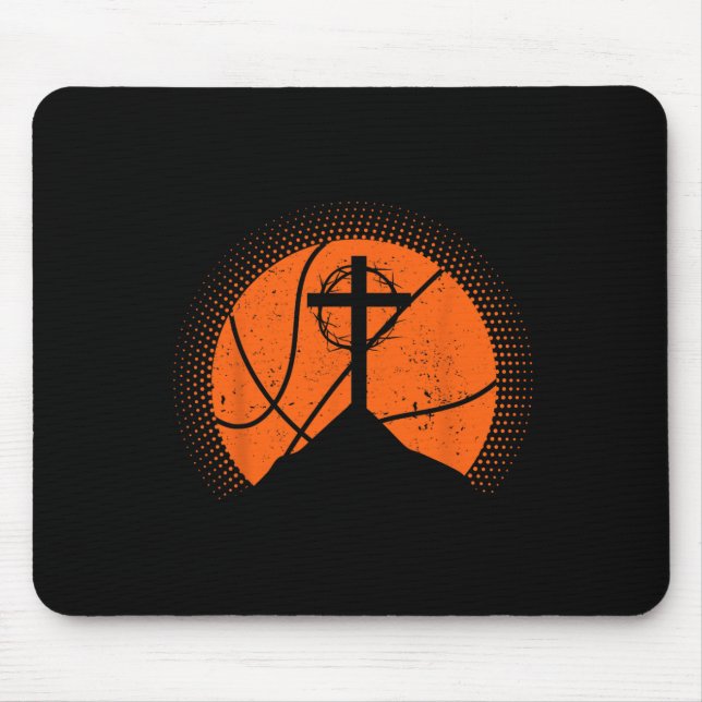 Mousepad Christian Sketll Jesus Cristo Esboço Diversão Reli (Frente)