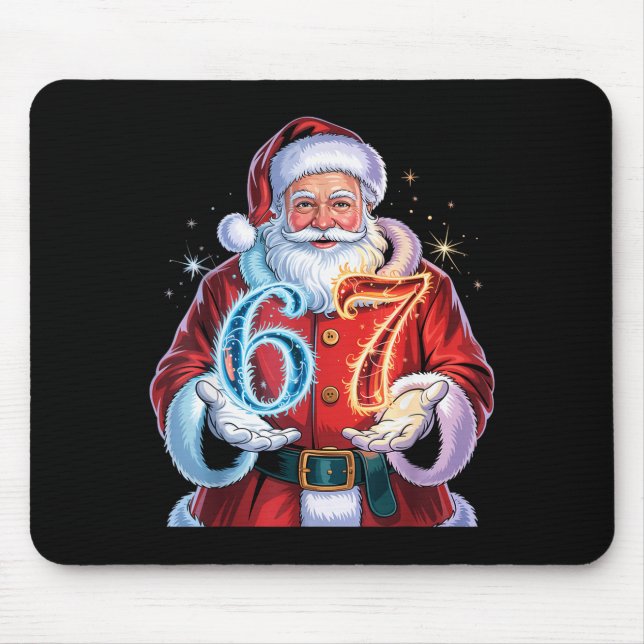 Mousepad Christmas 67 Funny Xmas Six Seven Ugly Sweater 6-7 (Frente)