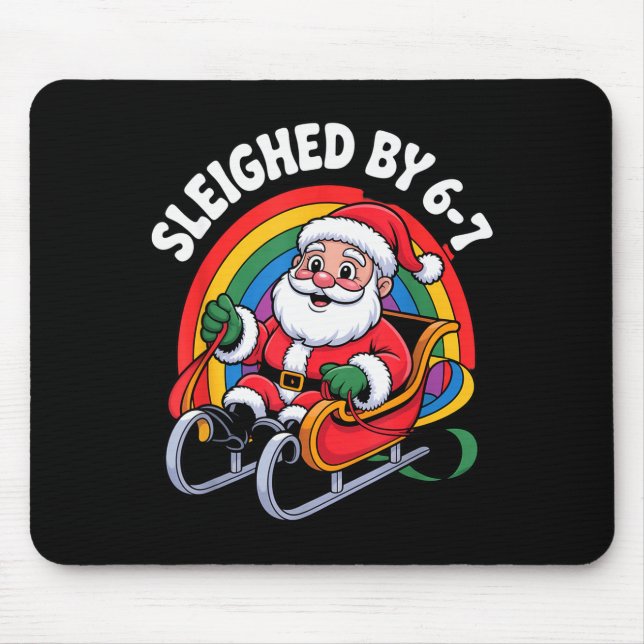 Mousepad Christmas 67 Funny Xmas Six Seven Ugly Sweater 6-7 (Frente)