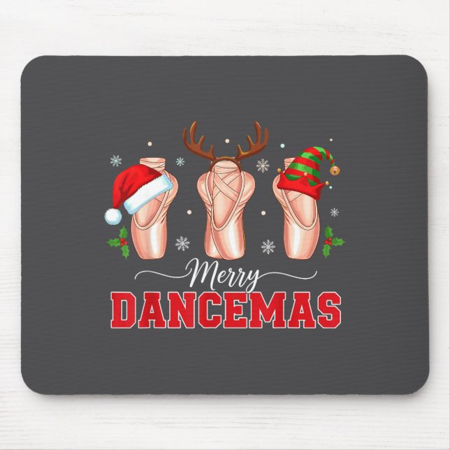 Mousepad Christmas Ballet Outfit Inte Scute Ss Cute Ss, Dan (Frente)