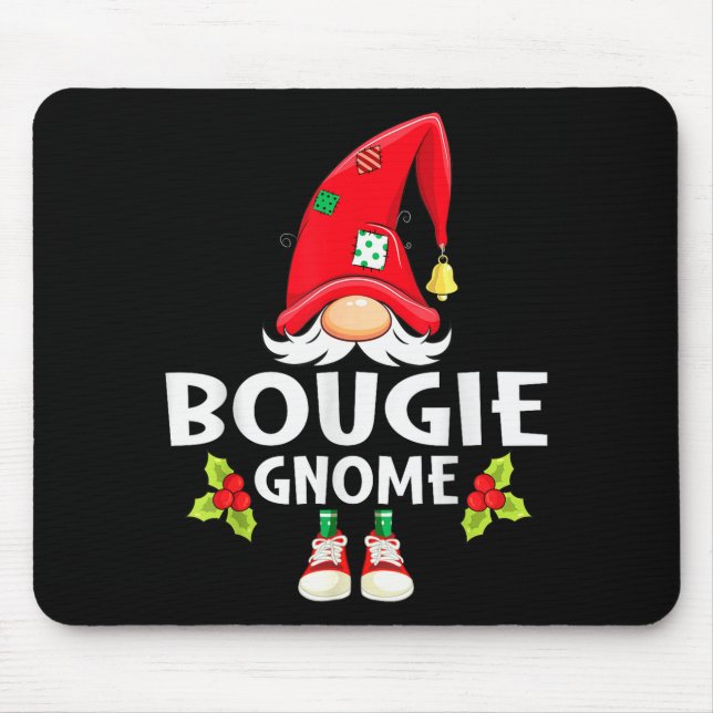 Mousepad Christmas Bougie Gnome X-mas Family Matching  (Frente)