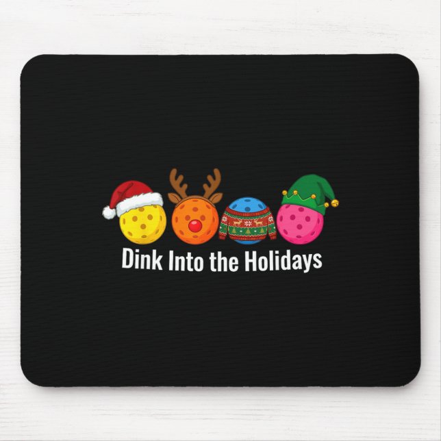 Mousepad Christmas Ckleball Santa Reindeer Elf Ugly Xmas Sw (Frente)