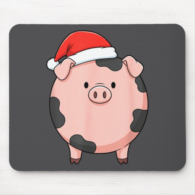 Mousepad Christmas Cute G Round Nk G Holiday Art  (Frente)