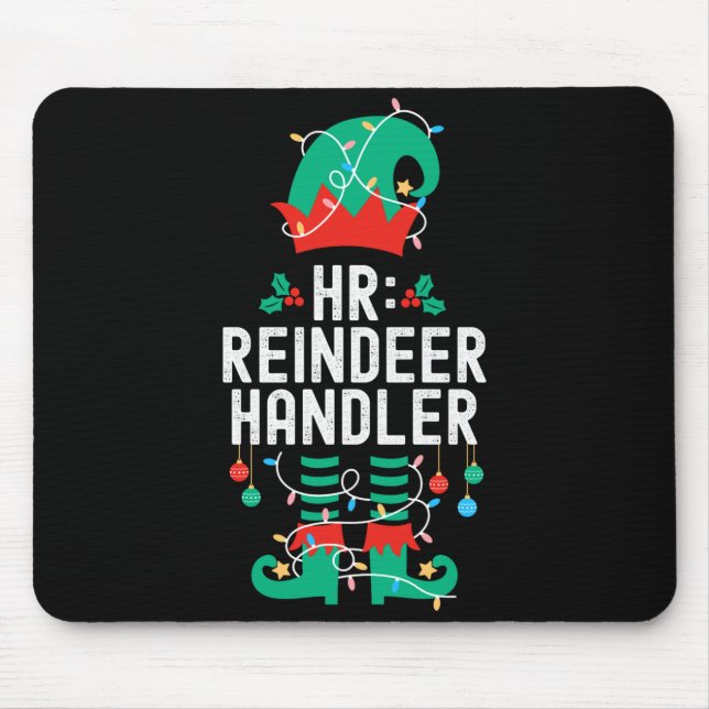 Mousepad Christmas Elf Office Team Party Family Matching  (Frente)