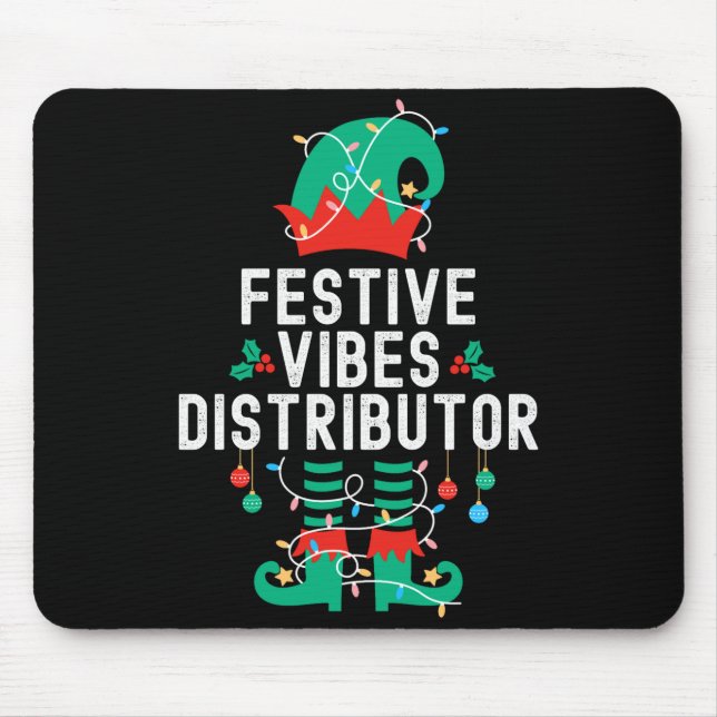 Mousepad Christmas Elf Office Team Party Family Matching _2 (Frente)