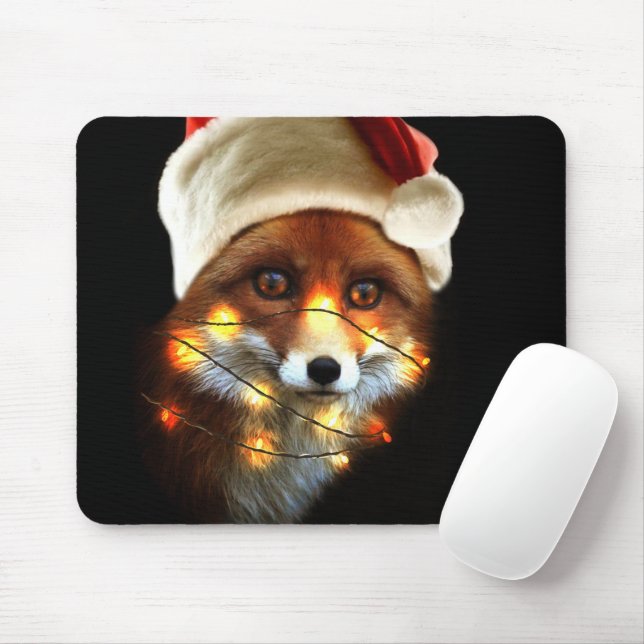 Mousepad Christmas fox (Com mouse)