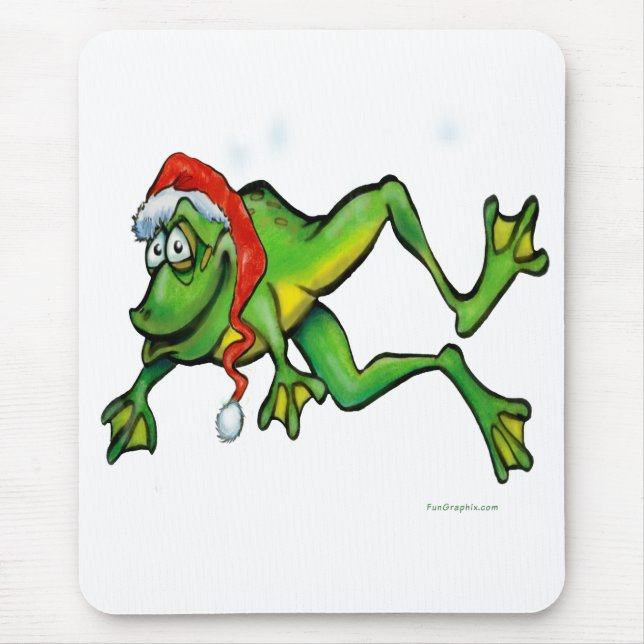 Mousepad Christmas Frog (Frente)