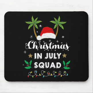 Mousepad Christmas In July Squad Funny Summer Xmas Santa Ha