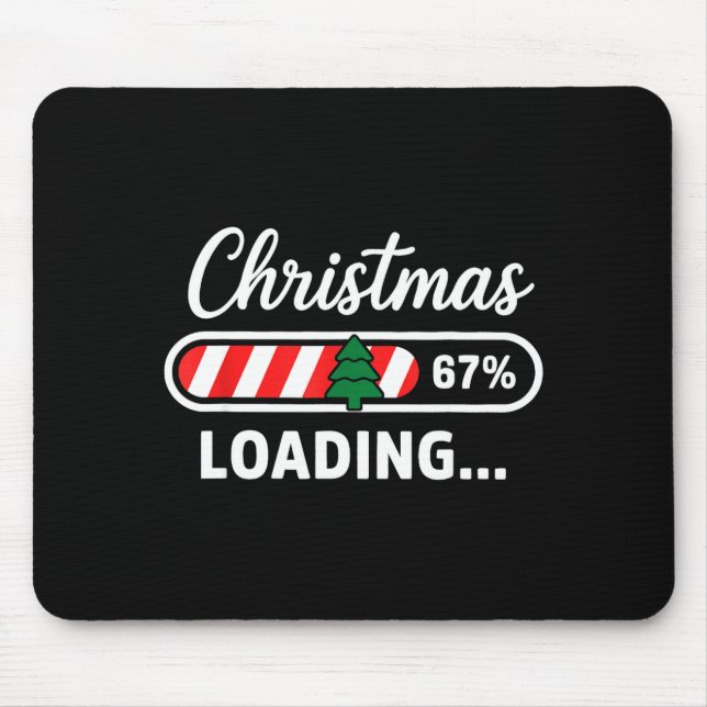 Mousepad Christmas Loading 67% Funny 6 7 Meme Xmas Gen Alph (Frente)