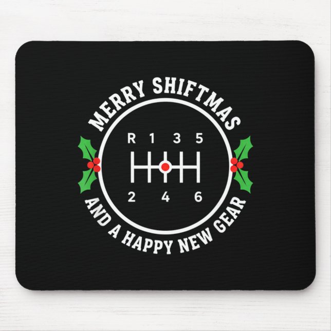 Mousepad Christmas Merry Shiftmas And A Happy New Manual Sh (Frente)