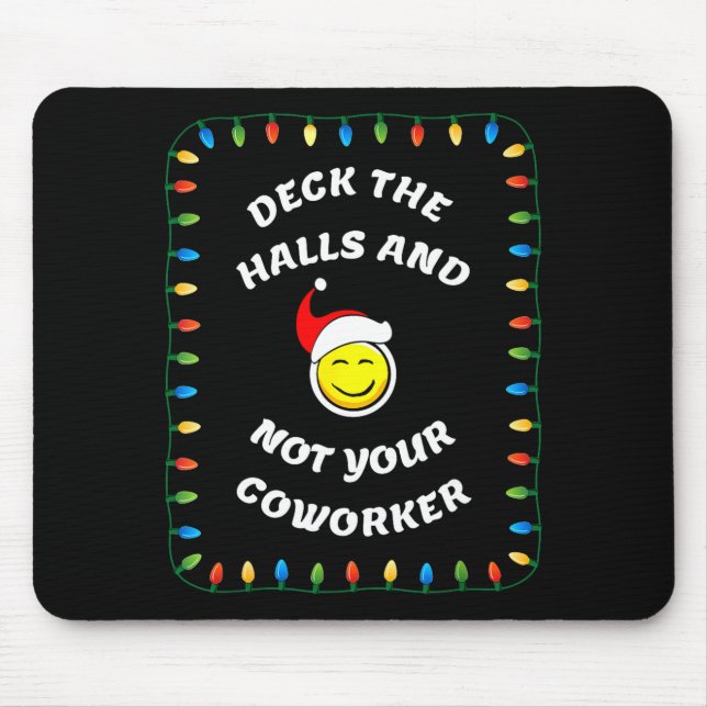 Mousepad Christmas Party Workplace Funny Design  (Frente)