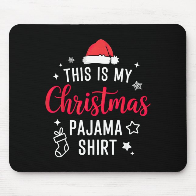 Mousepad Christmas Pj Pajama Pjs  (Frente)