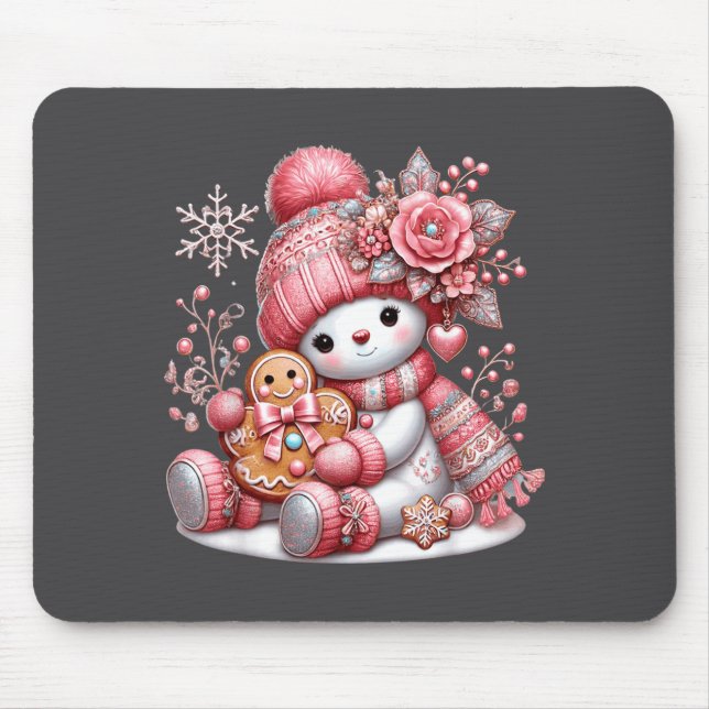 Mousepad Christmas Snowperson  (Frente)