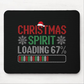 Mousepad Christmas Spirit Loading 67% 67 Meme Six Seven Men