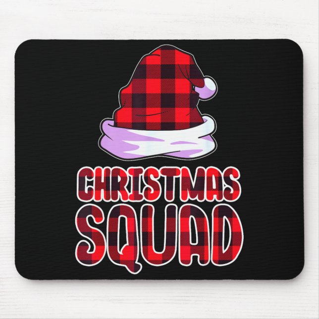 Mousepad Christmas Squad Family Group Matching Christmas Pa (Frente)