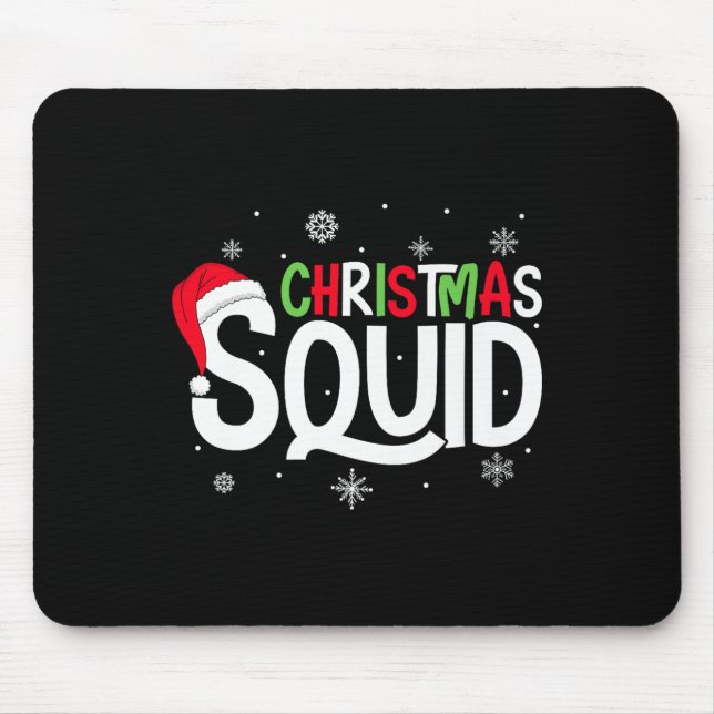 Mousepad Christmas Squad Matching Family Group Santa Elf Xm (Frente)