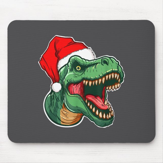 Mousepad Christmas T-rex  (Frente)