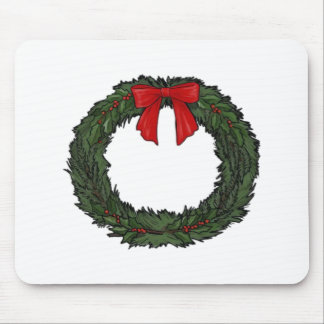 Mousepad Christmas Wreath Classic
