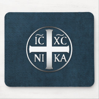 Mousepad Christogram ICXC NIKA Jesus conquista