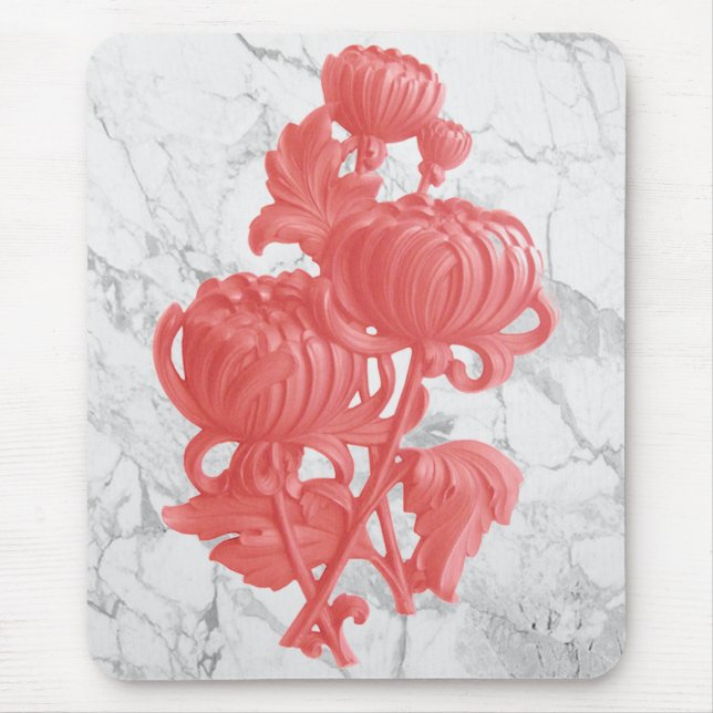 Mousepad Chrysanthemum Rosa (Frente)