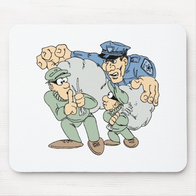 Mousepad Chuis e ladrões (Frente)