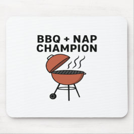 Mousepad CHURRASCO + Campeão de Nap