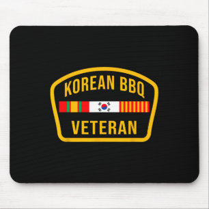 Mousepad Churrasco coreano Veteran Funny Comida Lover Gym C