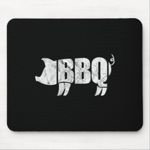 Mousepad Churrasco de porco engraçado churrasco carne de po