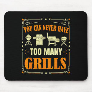 Mousepad Churrasco Engraçado Você Nunca Pode Ter Demais