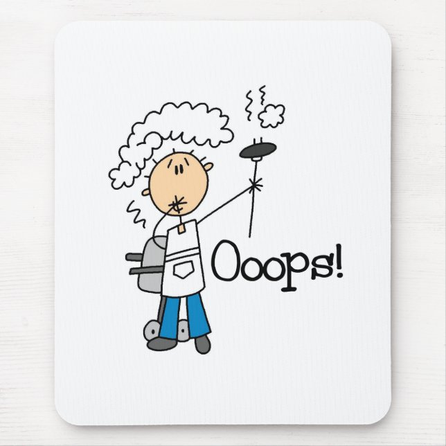 Mousepad Churrasco que Deu Errado (Frente)