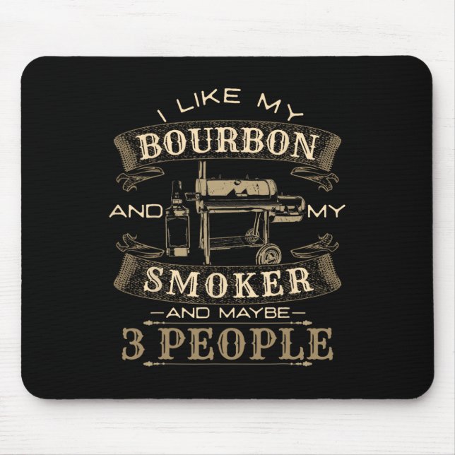 Mousepad Churrasqueiro engraçado (Frente)
