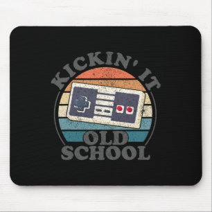 Mousepad Chutando o Velho Retro dos Anos 80 Video Game Jogo