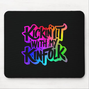 Mousepad Chutar Com Minha Reunião Familiar Engraçada Do Kin