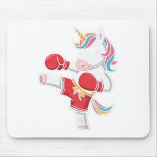 Mousepad Chute Boxe Unicórnio Kickboxing Kickboxe Chute Box