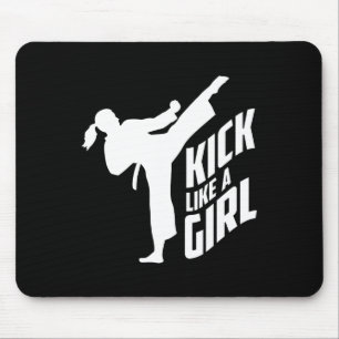 Mousepad Chute Como Uma Rapariga De Caratê