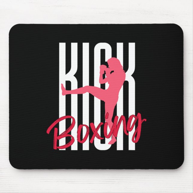 Mousepad Chute frontal de kickboxing (Frente)