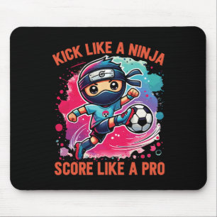 Mousepad Chute Ninja de Futebol Como Um Ninja Marcar Como U