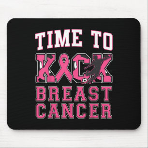 Mousepad Chute o Cancer de mama Sensibilização Futebol Rosa