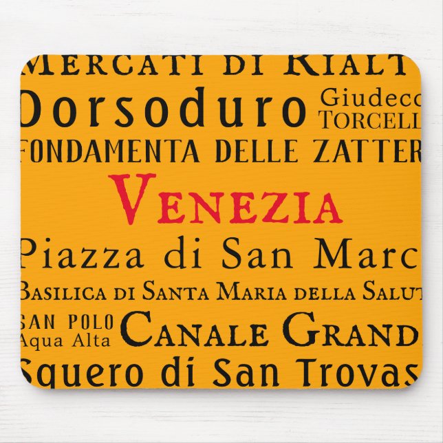 Mousepad Ciao Venezia! (Frente)