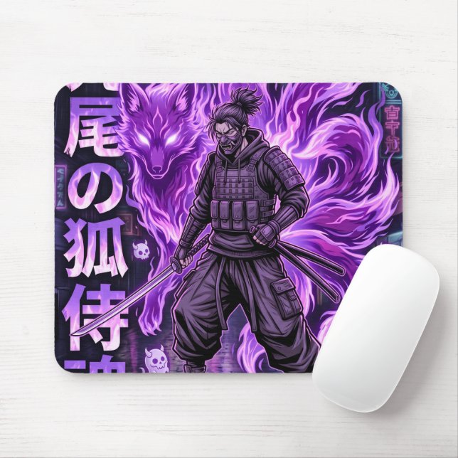 Mousepad Ciber-Samurai Kyubi (Com mouse)