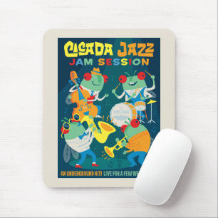 Mousepad Cicada Jazz Jam Session