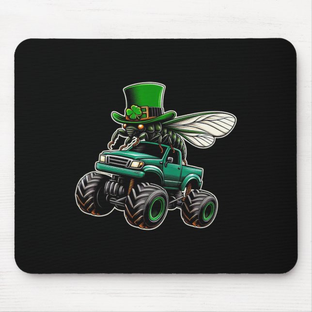 Mousepad Cicada St Patricks Sobre St Patricks E Cicada Fo (Frente)