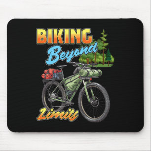 Mousepad Ciclismo Além dos Limites Mountain Bike Camping Bi