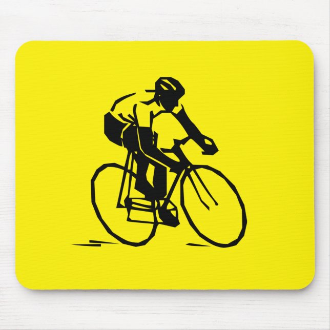Mousepad Ciclismo Amarelo (Frente)