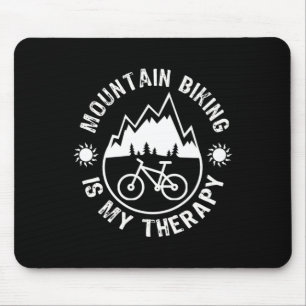 Mousepad Ciclismo de Montanha Frase Engraçada Mtn Ciclismo 