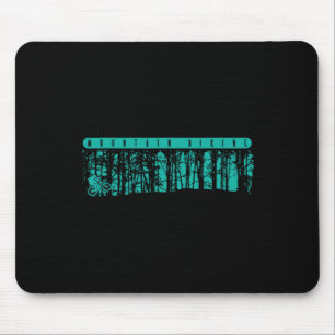 Mousepad Ciclismo de Montanha na Floresta