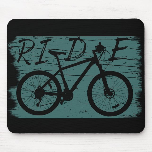 Mousepad ciclismo de montanha vintage (Frente)