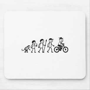 Mousepad Ciclismo Mtb Bmx Ciclismo Boneco De Palito Bicicle