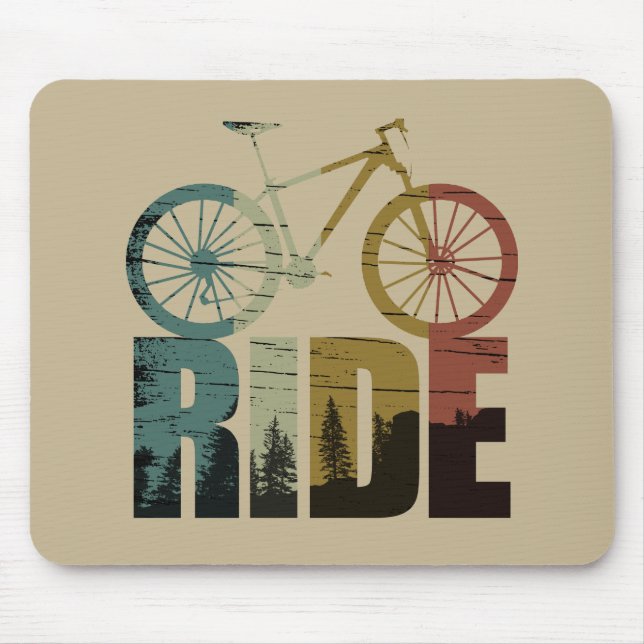 Mousepad ciclista de montanhas (Frente)