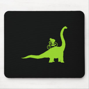 Mousepad Ciclista De Mountain Bike Dinossauro Ciclista De M